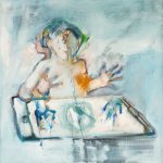 Reaching For New Inspiration, 2018, oil on canvas, 40x40 Reaching For New Inspiration, 2018, oil on canvas, 40x40