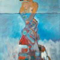 Making Love Under Water, 2015, oil on canvas, 60x50